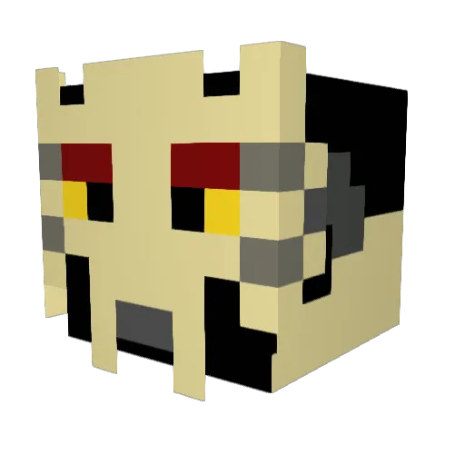 GeneralGreevus Minecraft avatar head, 3D render