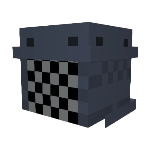 GeneralInsanity Minecraft avatar head, 3D render