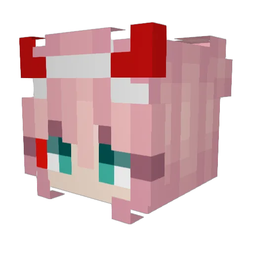 GeneralJamon Minecraft avatar head, 3D render