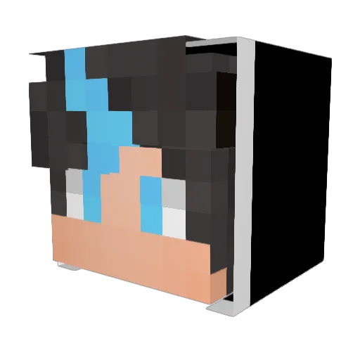 GeneralKeenan Minecraft avatar head, 3D render