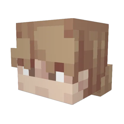 GeneralKl1tor Minecraft avatar head, 3D render