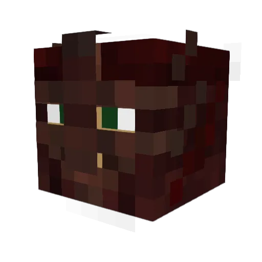 GeneralLaw Minecraft avatar head, 3D render