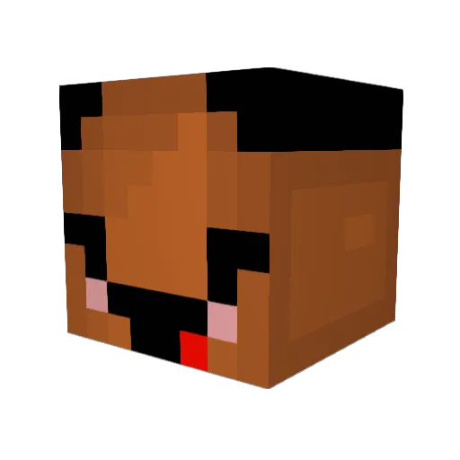 GeneralMarine Minecraft avatar head, 3D render