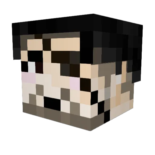 GeneralProfit Minecraft avatar head, 3D render