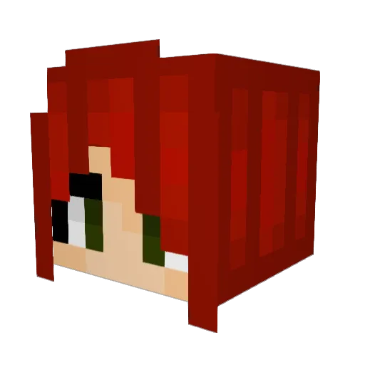 GeneralRat Minecraft avatar head, 3D render