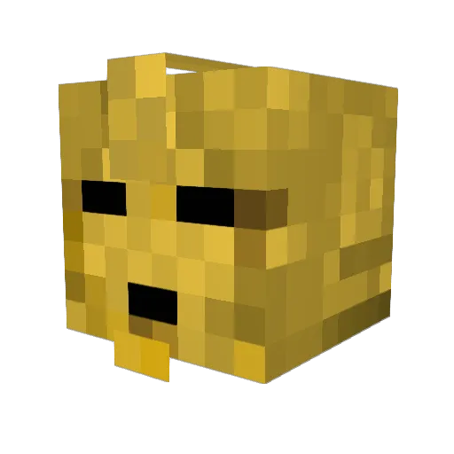 GeneralShoppe Minecraft avatar head, 3D render