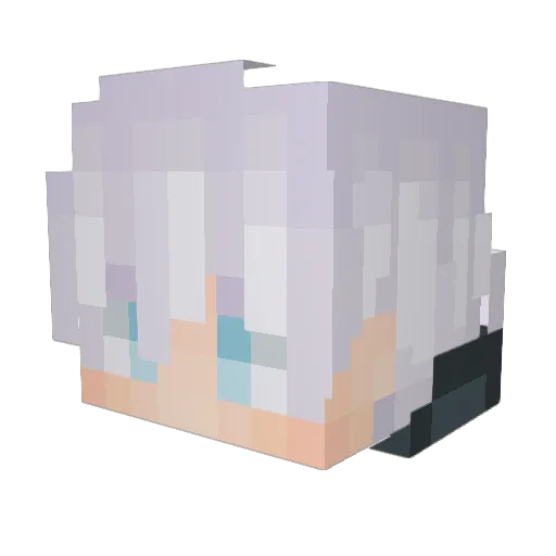 GeneralTomorrow Minecraft avatar head, 3D render