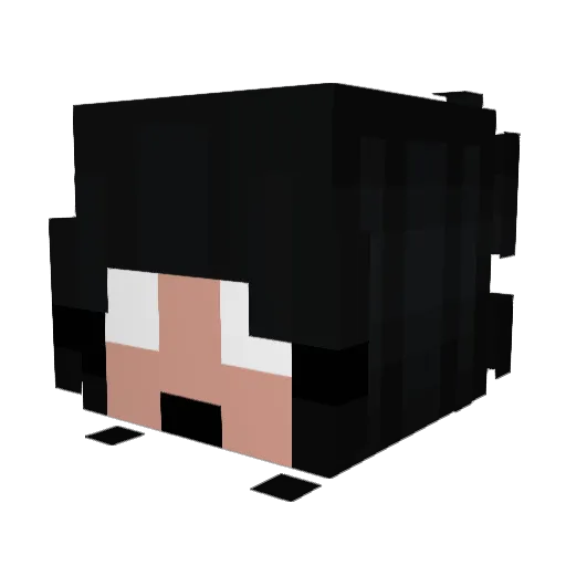 General_Ax Minecraft avatar head, 3D render