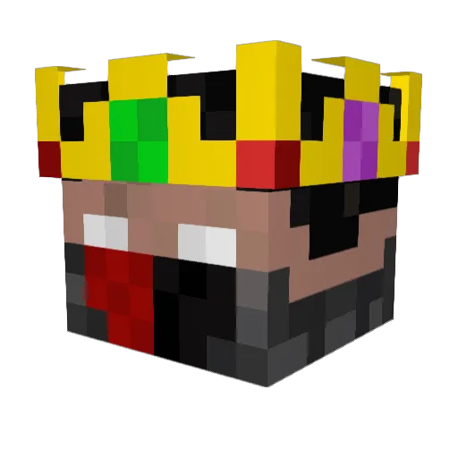 General_Breddok Minecraft avatar head, 3D render