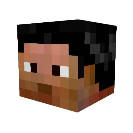 General_Danieloo Minecraft avatar head, 3D render