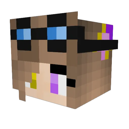 General_Dingo Minecraft avatar head, 3D render