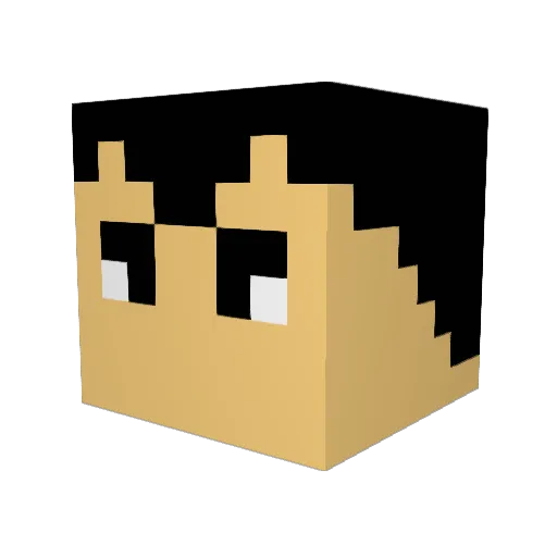 General_Glizzard Minecraft avatar head, 3D render