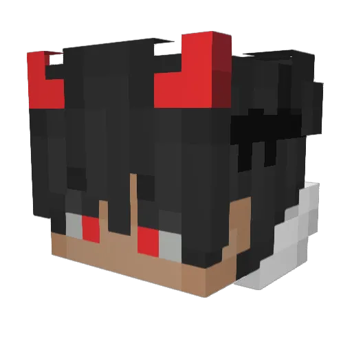General_Kammy Minecraft avatar head, 3D render