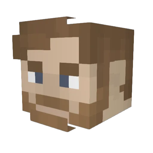 General_Kenobi94 Minecraft avatar head, 3D render