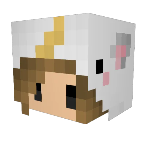 General_OddJob Minecraft avatar head, 3D render