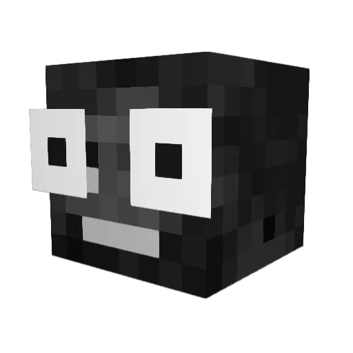 General_Thunder Minecraft avatar head, 3D render