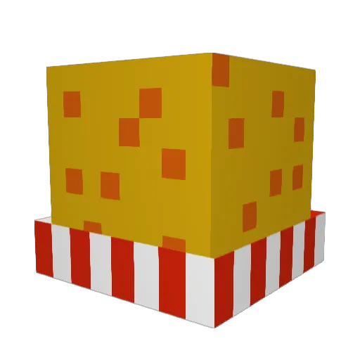 General_Tony Minecraft avatar head, 3D render