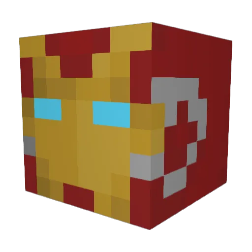 General_Tran Minecraft avatar head, 3D render