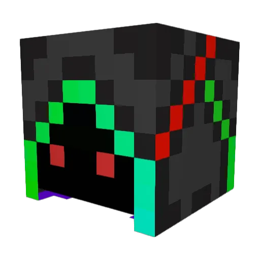 General_Wolf1414 Minecraft avatar head, 3D render