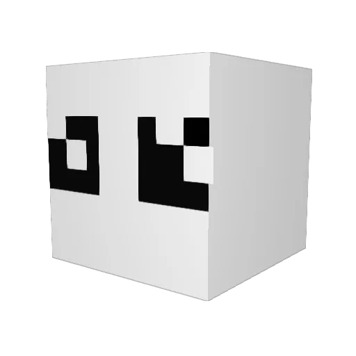 GenericFungi Minecraft avatar head, 3D render