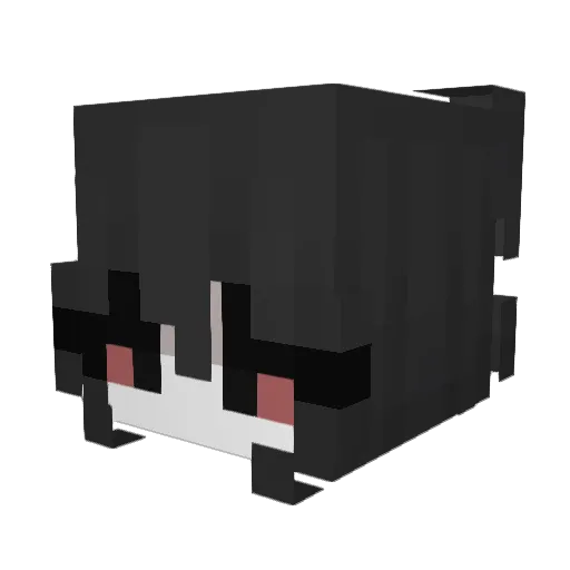 GenericTortilla Minecraft avatar head, 3D render