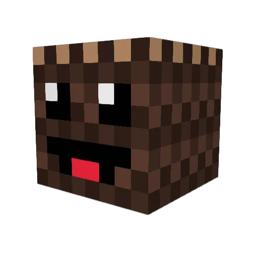 Generic_Cereal Minecraft avatar head, 3D render