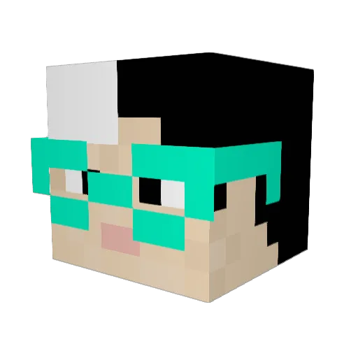 Generic_Waffle Minecraft avatar head, 3D render