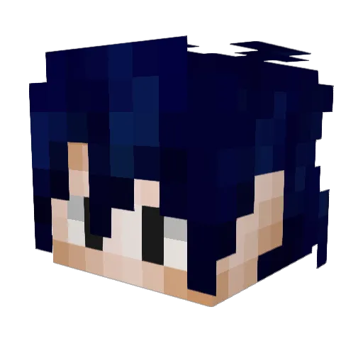Genericdude420 Minecraft avatar head, 3D render