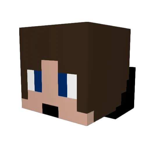 Genesis013 Minecraft avatar head, 3D render