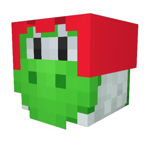 Genesis123 Minecraft avatar head, 3D render