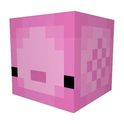 GenesisOrbit Minecraft avatar head, 3D render