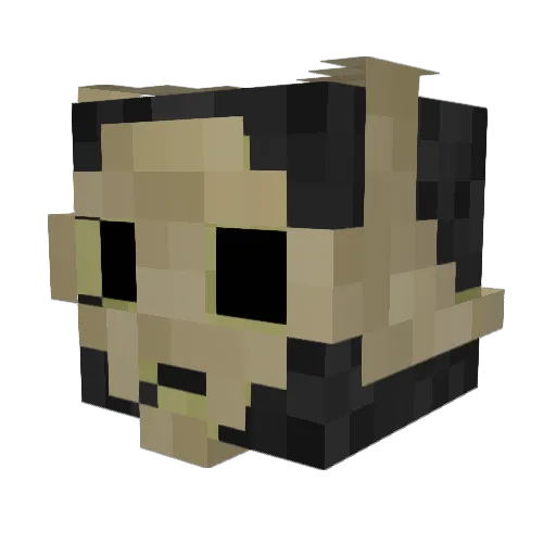 Genesiso Minecraft avatar head, 3D render