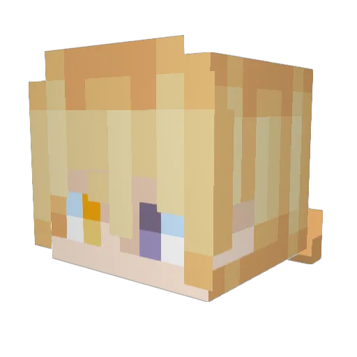 Genesys08 Minecraft avatar head, 3D render