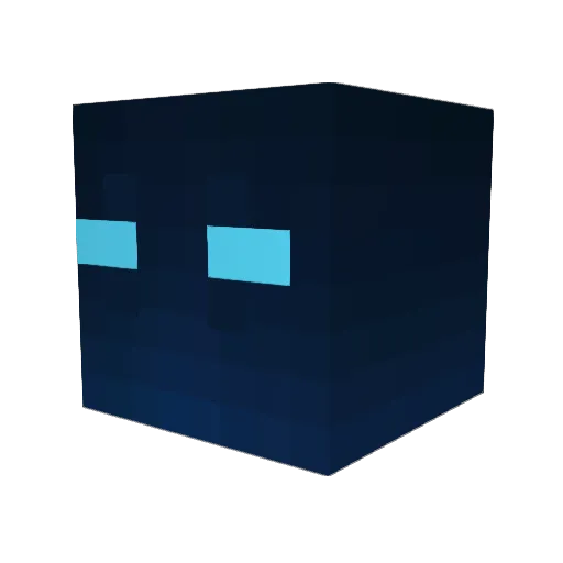 Genet1cal Minecraft avatar head, 3D render