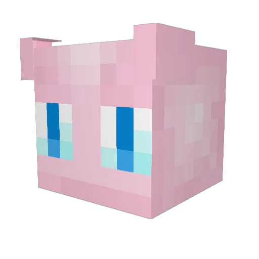 GeneticWizard15 Minecraft avatar head, 3D render