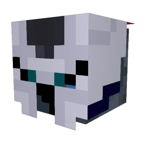 Genetik78 Minecraft avatar head, 3D render