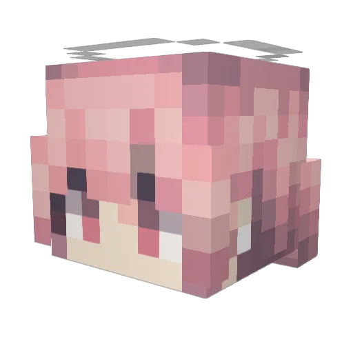 Geneva52 Minecraft avatar head, 3D render