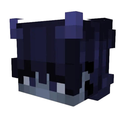 Genger1 Minecraft avatar head, 3D render