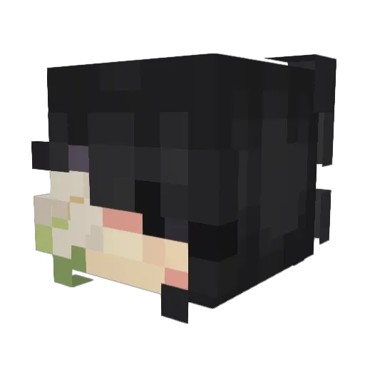 Geniii__7 Minecraft avatar head, 3D render