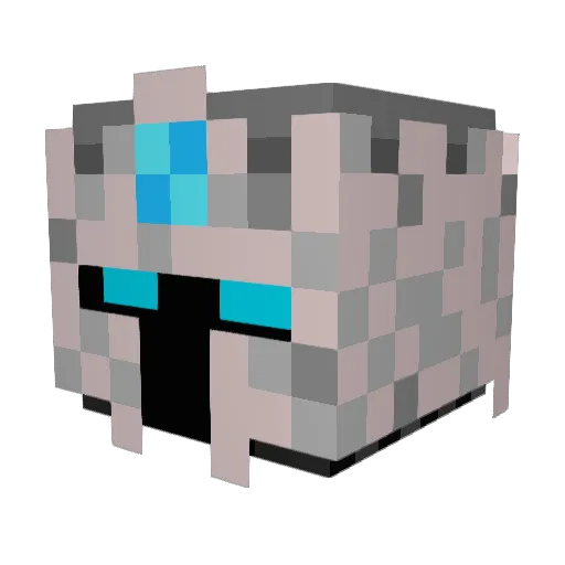 Genisi514 Minecraft avatar head, 3D render