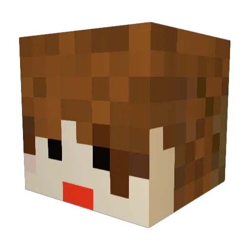 GeniusGamerCY Minecraft avatar head, 3D render