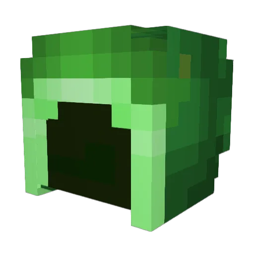 GeniusxD Minecraft avatar head, 3D render