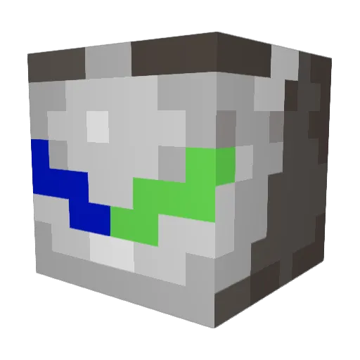 GenjigameplaysYT Minecraft avatar head, 3D render