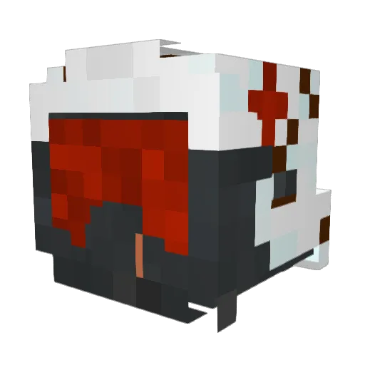 Genko2023 Minecraft avatar head, 3D render