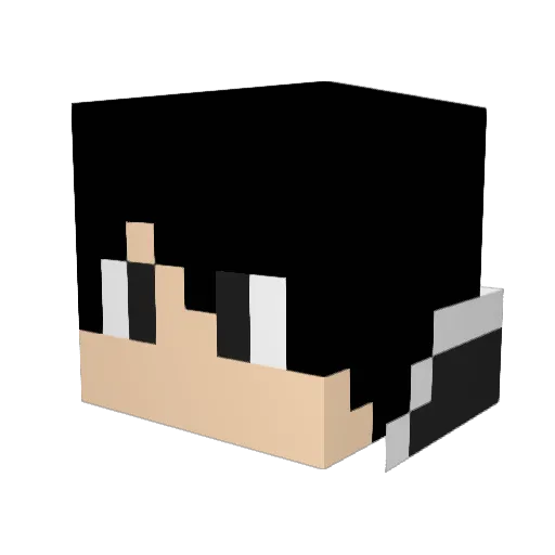 Genky1506 Minecraft avatar head, 3D render