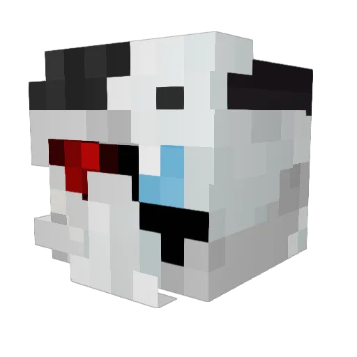GenmXZero Minecraft avatar head, 3D render