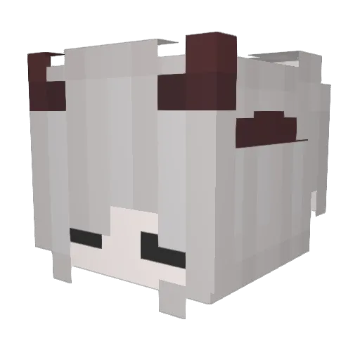 Genmai09 Minecraft avatar head, 3D render