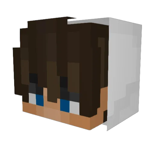 GennakerBestPVP Minecraft avatar head, 3D render