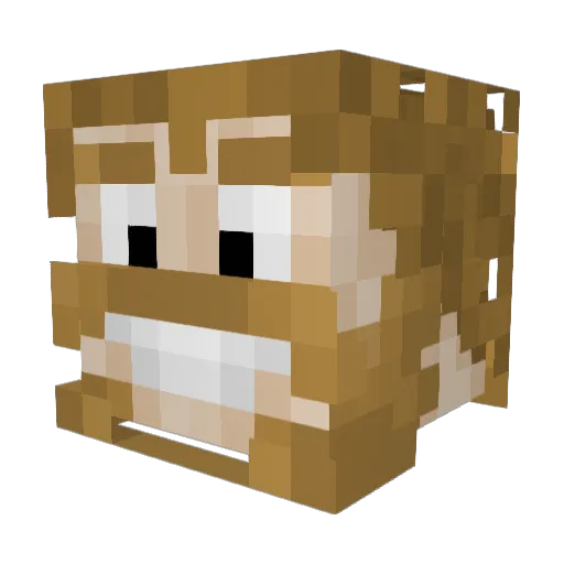 Genny_Q Minecraft avatar head, 3D render