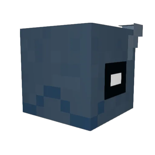 Genocidaljelly Minecraft avatar head, 3D render